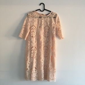 Zara Guipure Lace Dress